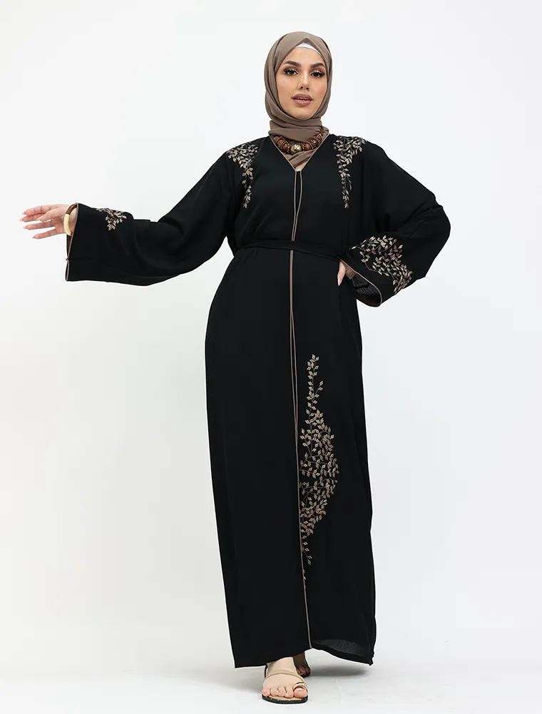 Black Huraira Abaya
